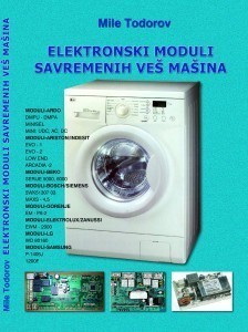Korica knjige „Elektronski moduli savremenih veš mašina“
